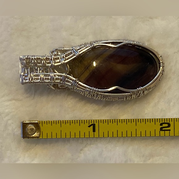 Rainbow Fluorite Pendant - Picture 2 of 14